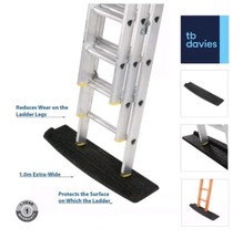 TB Davies Ladder Base | Rubberized Anti-Slip Safety Device | Ladder Accessory