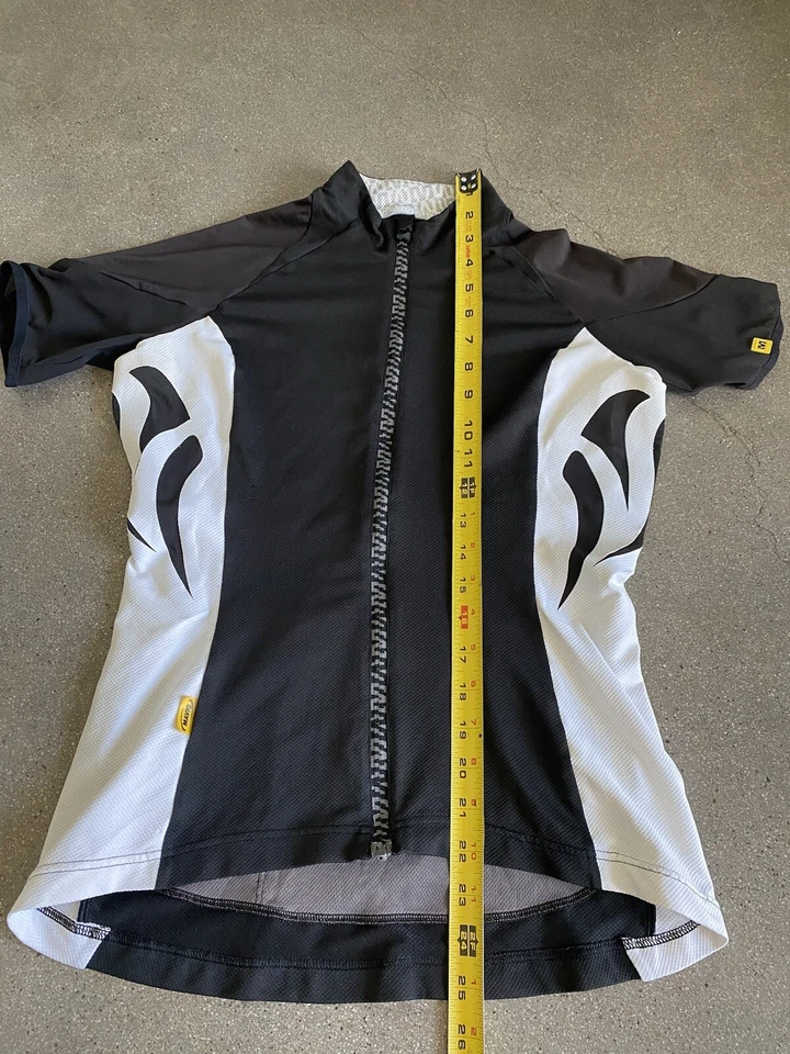 Maillot ciclismo Mavic blanco y negro cremallera completa talla M Foto 4 de 4