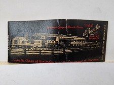 Vintage Matchbook Cover - Hotel El Rancho Gallup New Mexico NM Ranch House & Bar