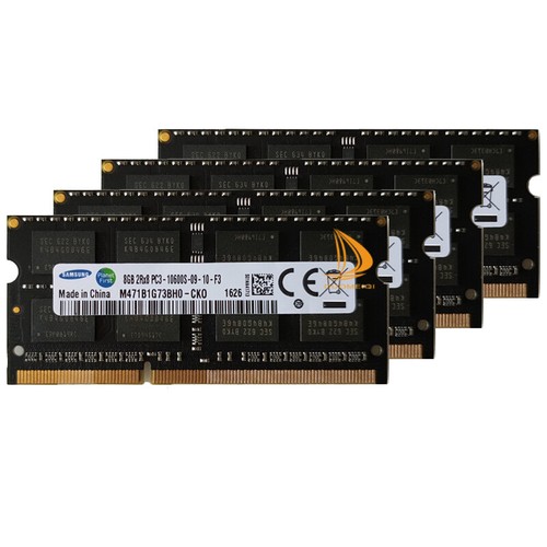 For Samsung 4X 8GB 2RX8 DDR3 1333MHz PC3-10600S CL9 SO-DIMM Laptop RAM Memory %4 - Picture 1 of 11