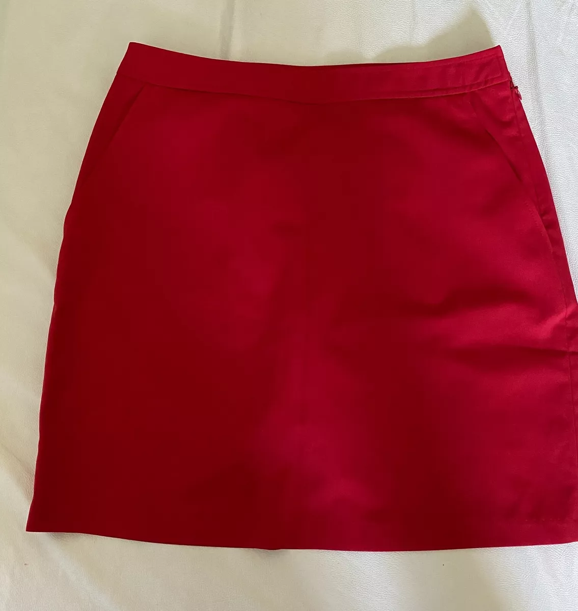Red golf skirt 2025