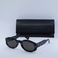 New MOSCHINO MOS141/S 0807 IR Black/Grey 55-22-140 Sunglasses