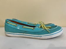 BR40 Sperry Top Sider Biscayne 1 Eye Boat Shoes Girls Youth Size 5