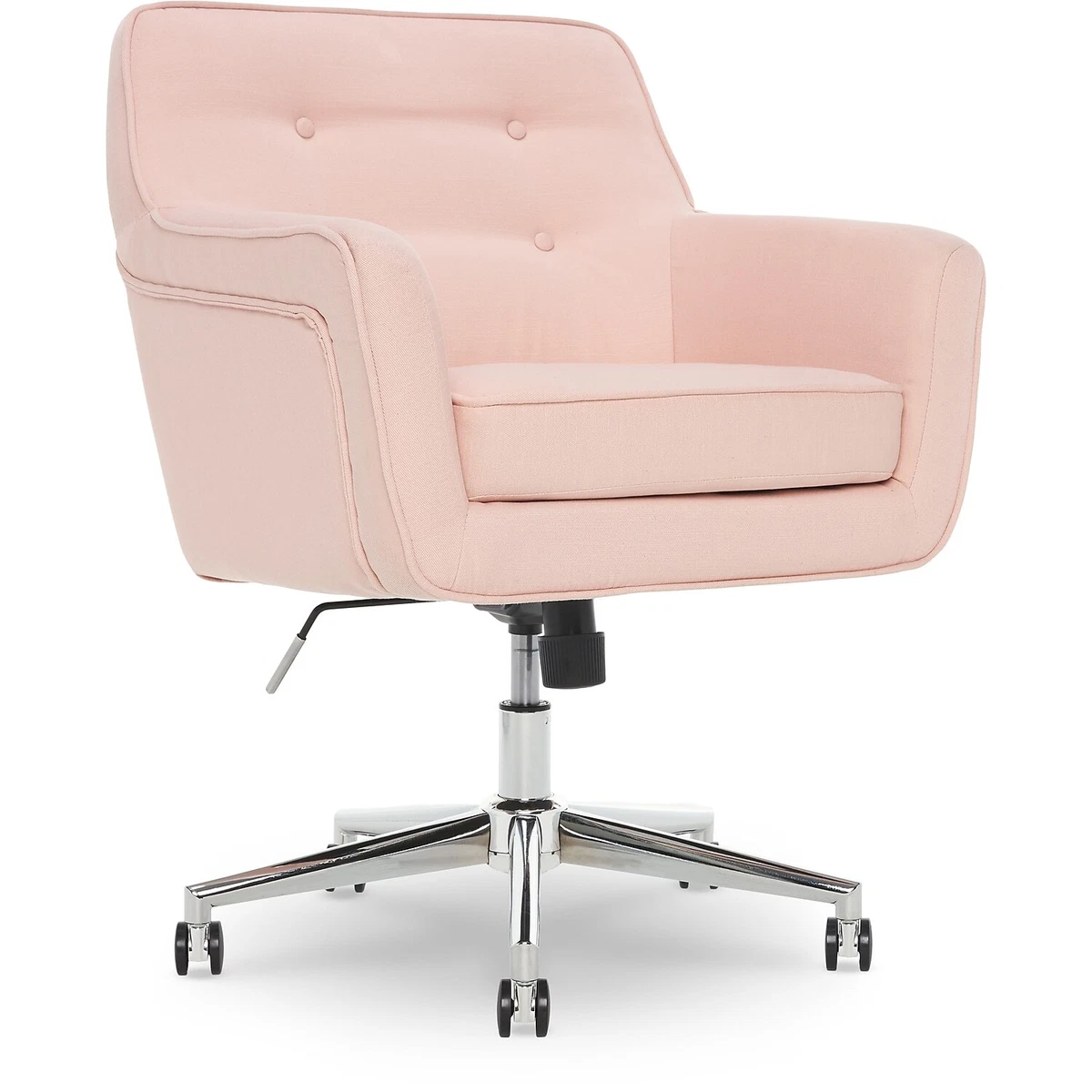 Blush pink swivel chair sales