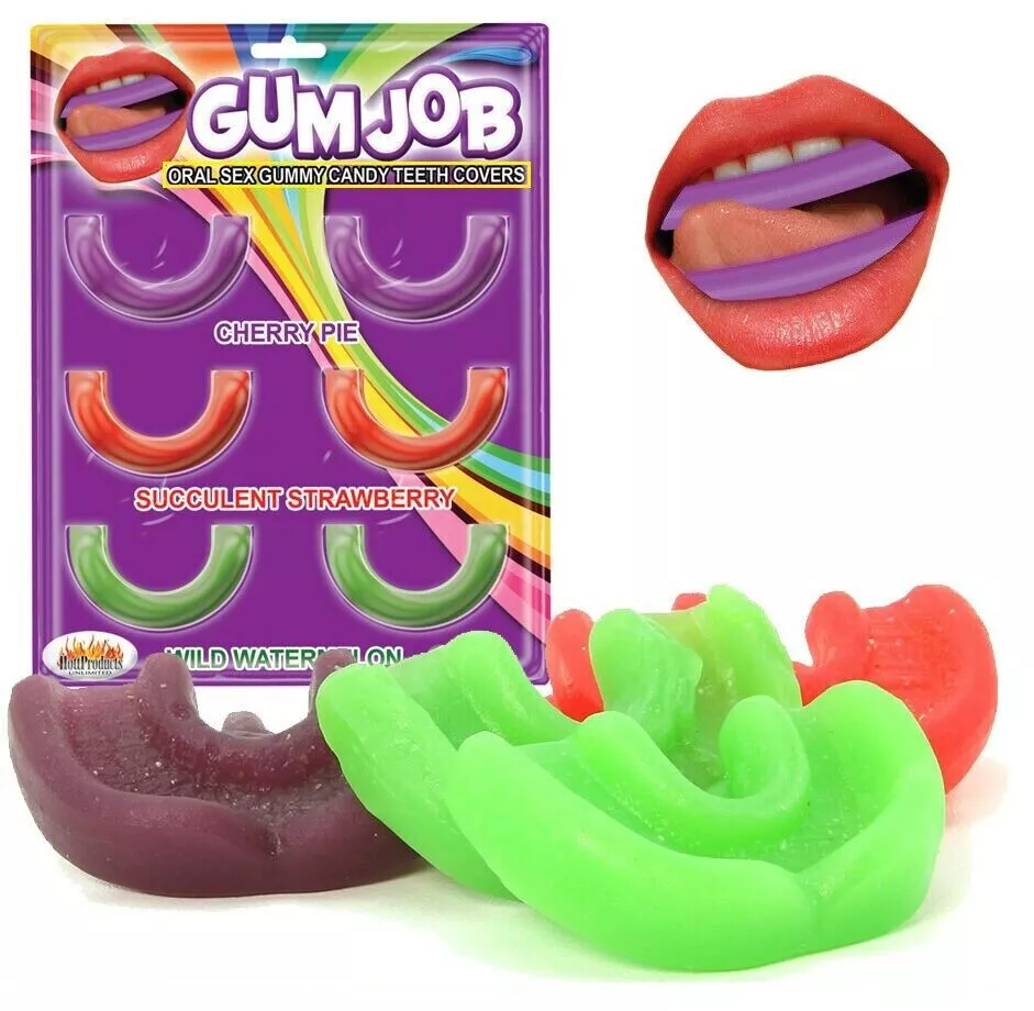 Gum Job Oral Sex Gummy Candy Teeth Covers BLOW-JOB Enhancer for Couples - 6  PACK | eBay