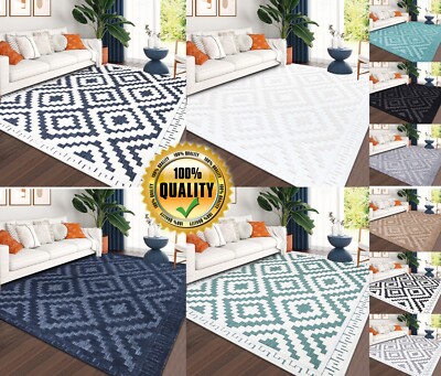 Moderner Geometrischer Vorleger Teppich für Wohnzimmer Läufer Fußmatten Türmatte Teppiche