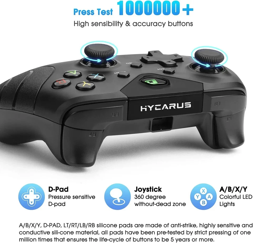 Wireless Controller for Xbox One/One X One S/Microsoft Windows PS3 Gamepad NEW - Image 4 of 4