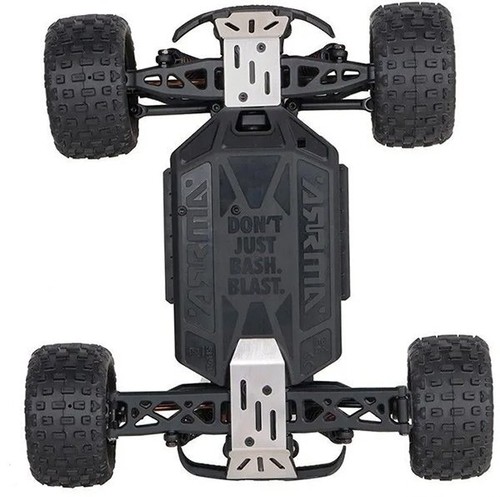 Protector de placa antideslizante de acero inoxidable F&R ARA320745 para Arrma 1/18 Granito Grom - Imagen 5 de 6