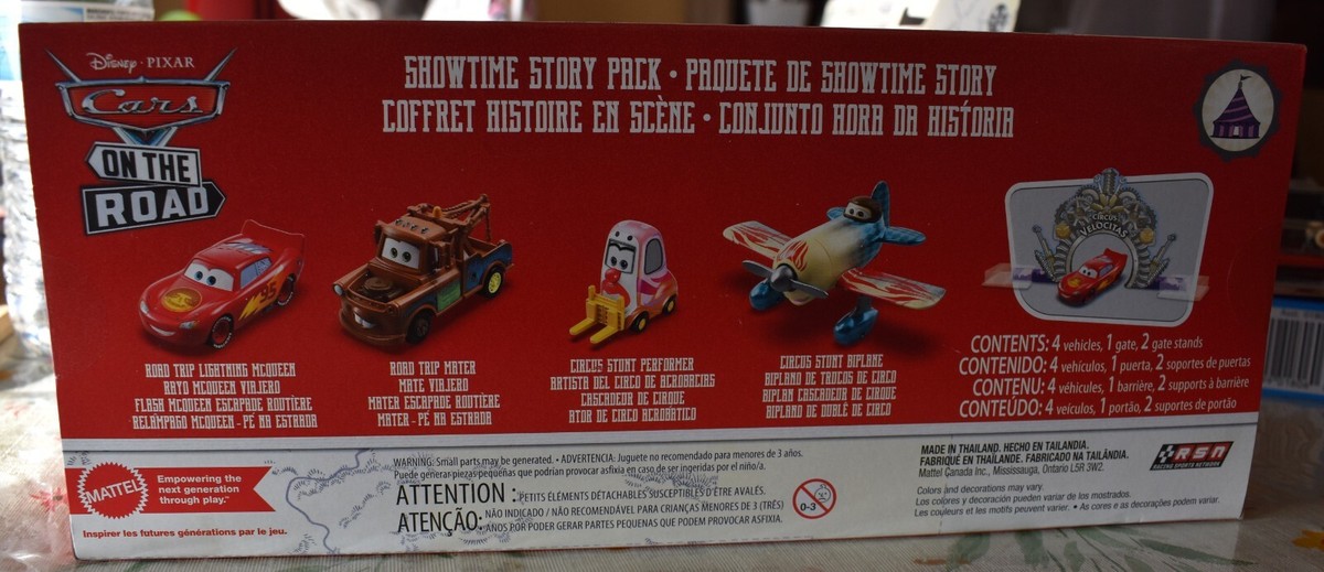 Disney Pixar Cars SHOWTIME STORY PACK ON THE ROAD SERIES NEW | eBay