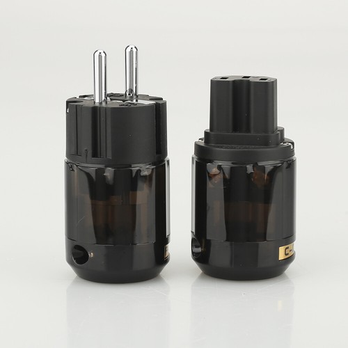 Par Conector de red P-004E EUR AC Schuko Conector C-004 IEC Conector de red HIFI - Imagen 16 de 16