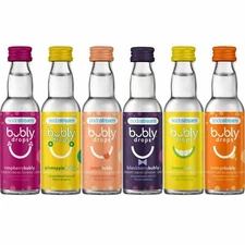 SodaStream Bubly Syrup Concentrate Drops Lemon Mango lime raspberry USA SHIPPING