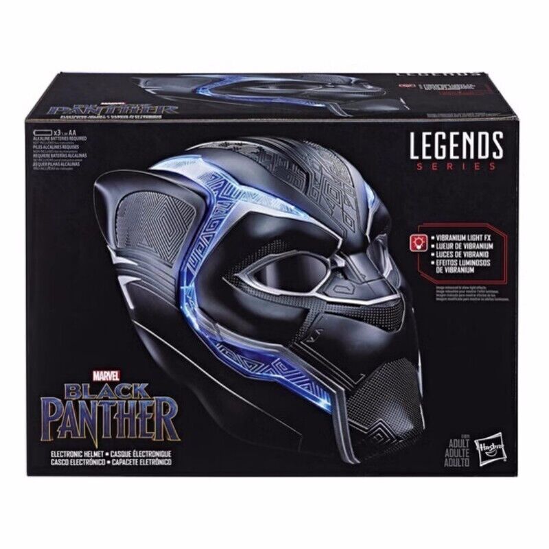 Marvel Legends Series Black Panther Electronic Helmet 1:1 Wearable sound light
