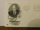 DWIGHT D EISENHOWER FIRST DAY ISSUE STAMP 8 CENTS — photo 2