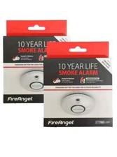 2 X FireAngel ST-750T Thermoptek Wireless Enhanced Optical Smoke Alarm Exp 2036