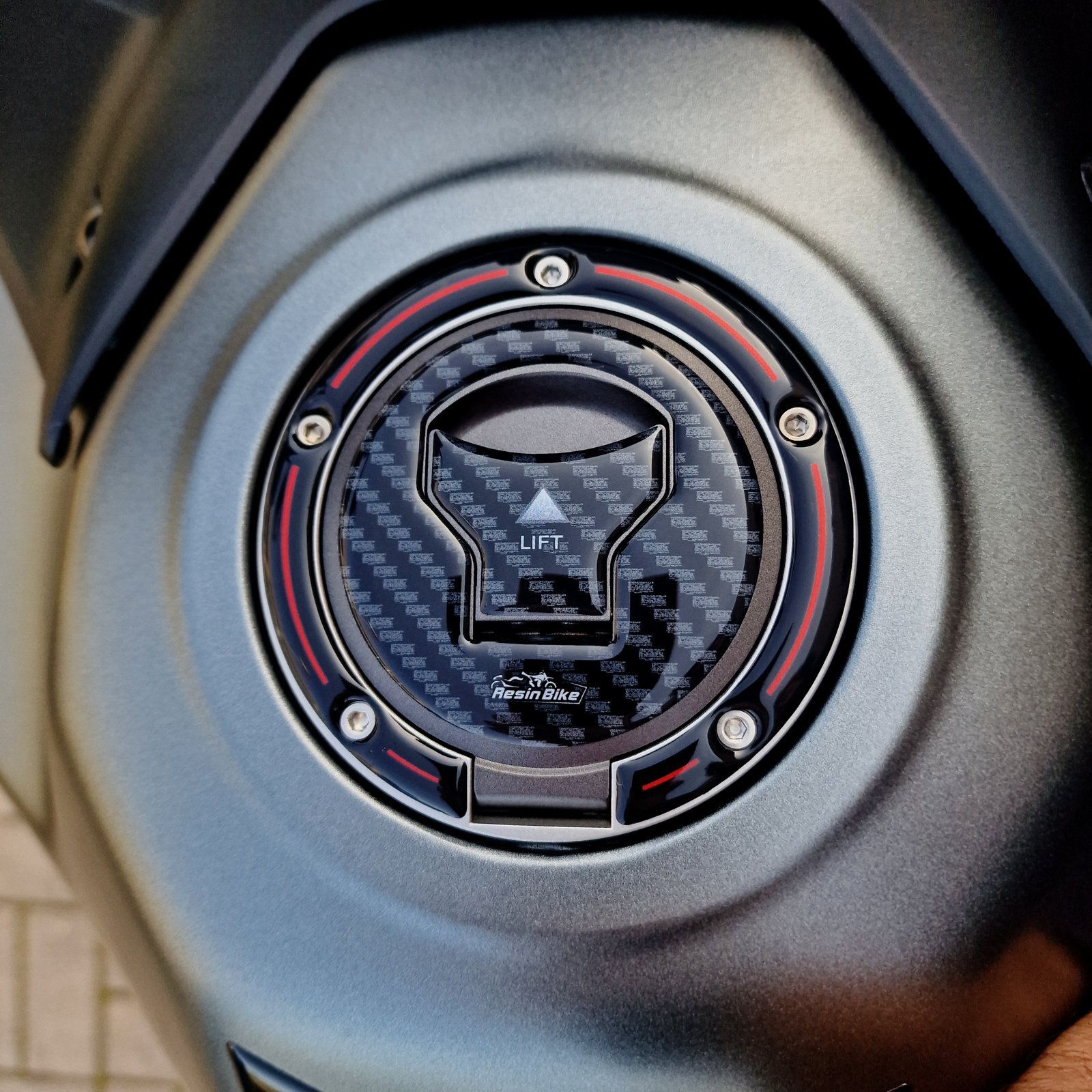 Adesivi 3d moto Protezione Tappo Serbatoio compatibili Honda NT 1100 2020 2024