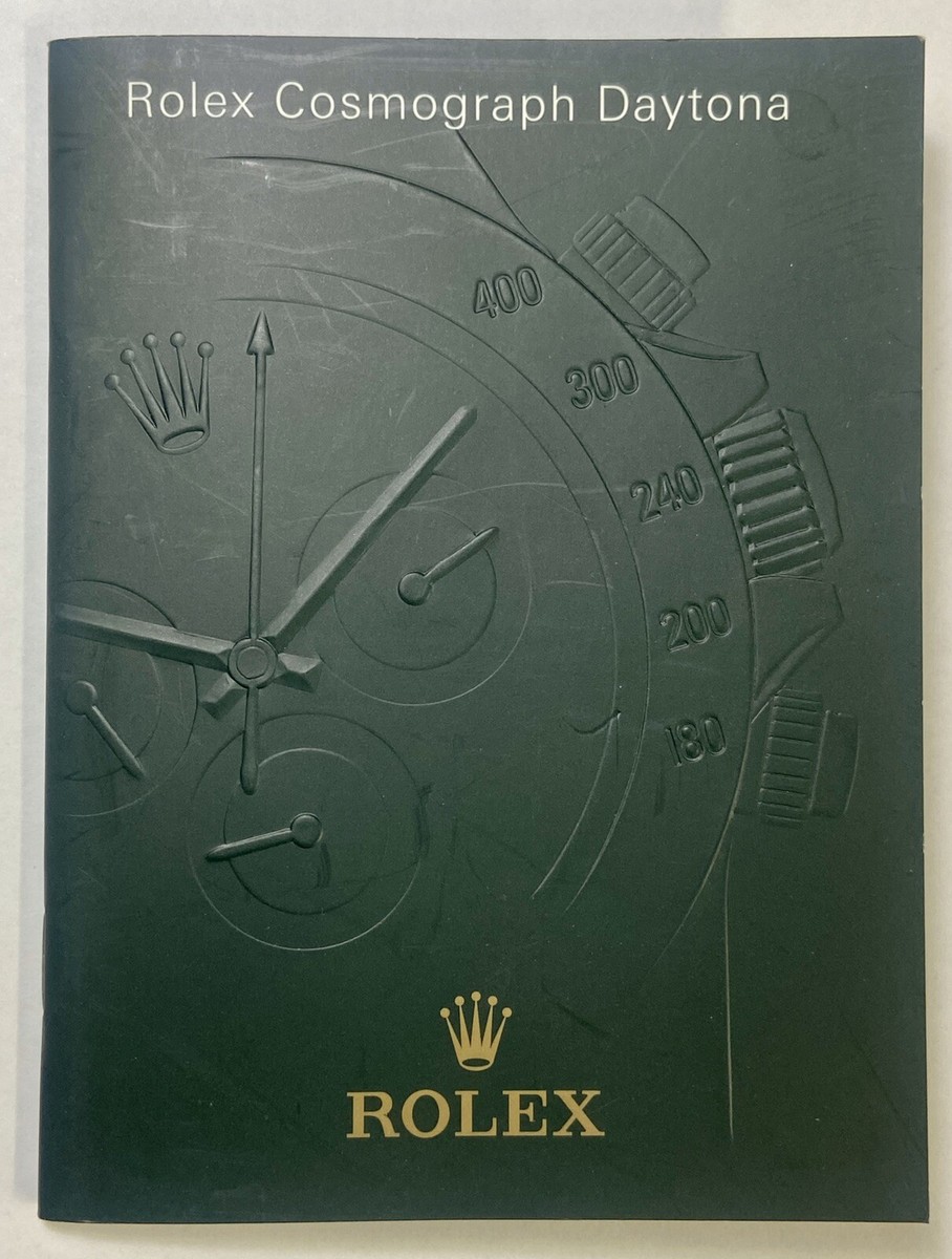 3冊セット　Made in USA 他 ROLEX 2007 Cosmograph Daytona Booklet Spanish 116520 116528