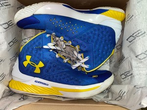 curry 1 blue and yellow