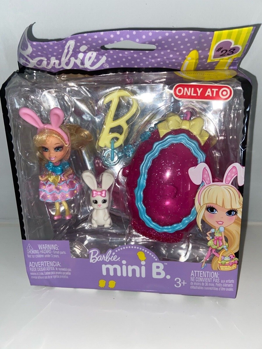 Barbie mini #23 Easter Doll Keychain NEW Sealed 2009 Mattel