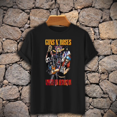 Appetite for Destruction TShirt Guns N' Roses Axl Rose Frank Ferrer Steven Adler