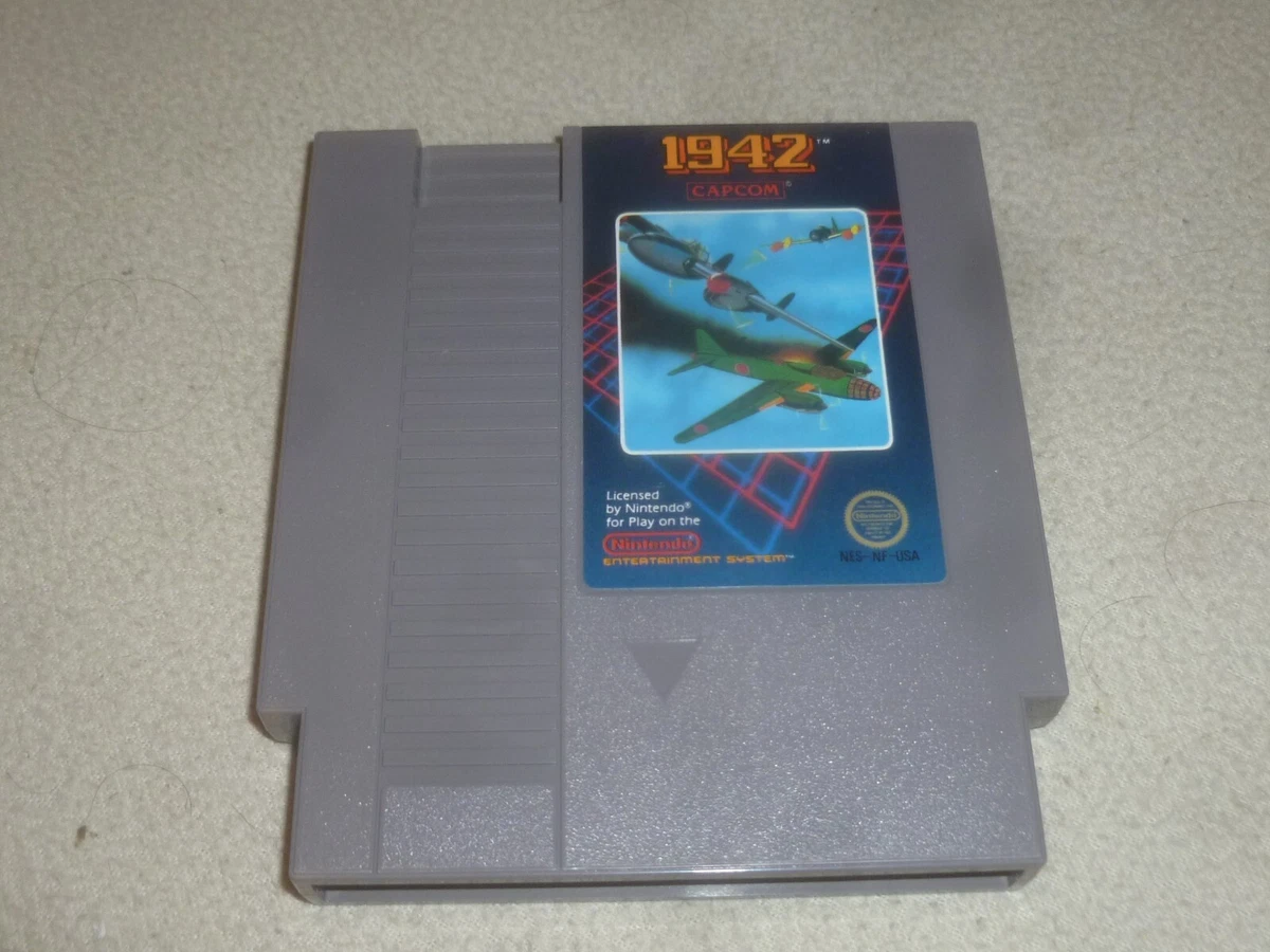 NINTENDO NES VIDEO GAME 1942 PLANE SHIP COMBAT WAR CARTRIDGE ONLY