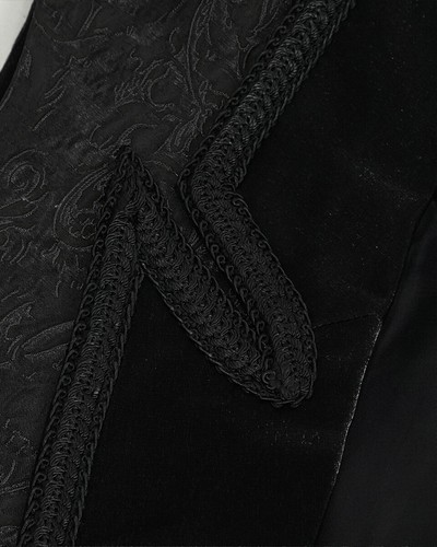 Chaleco chaleco chaleco de cola de vampiro aristocrático moda del diablo - negro - Imagen 11 de 14
