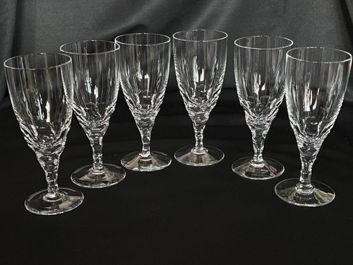 Orrefors Carina Claret Crystal Wine Glass 6 1/2" Set Of 6 - Afbeelding 1 van 9