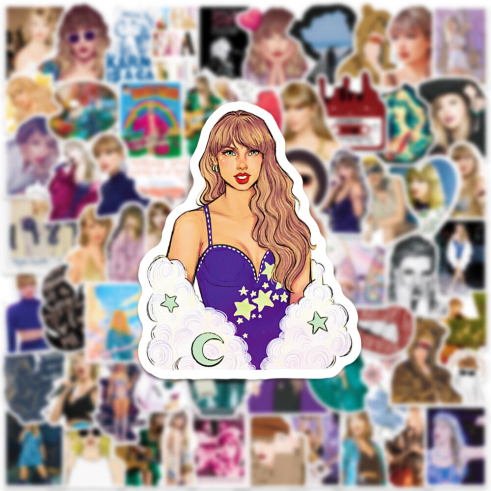 500pcs Taylor Swift Stickers Popular Singer Concert Decal Waterproof Laptop Car 5