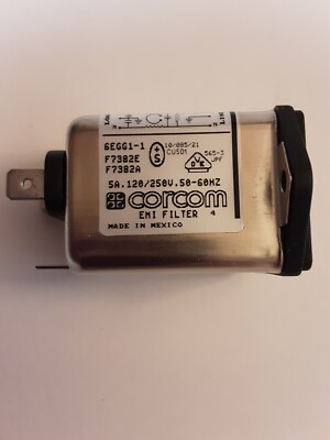 Corcom EMI Filter 6EGG1-1  120/250V 50-60HZ