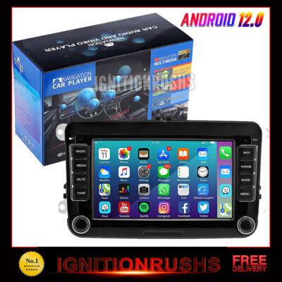 Android 12 2+32G Carplay Stereo Radio GPS 7 Inch For VW GOLF 5 6.