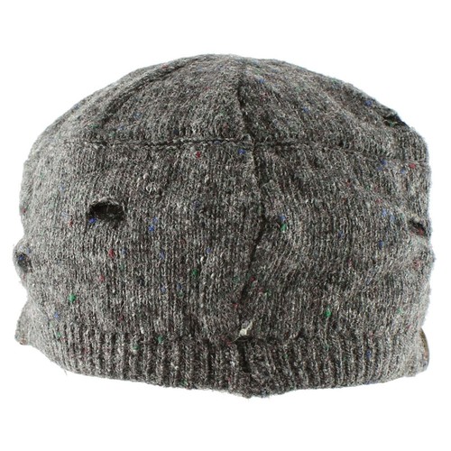 Vintage Style Wool Knit Casual Warm Ski Beanie Cap Brim Hat Winter Mens Womens - Picture 10 of 19