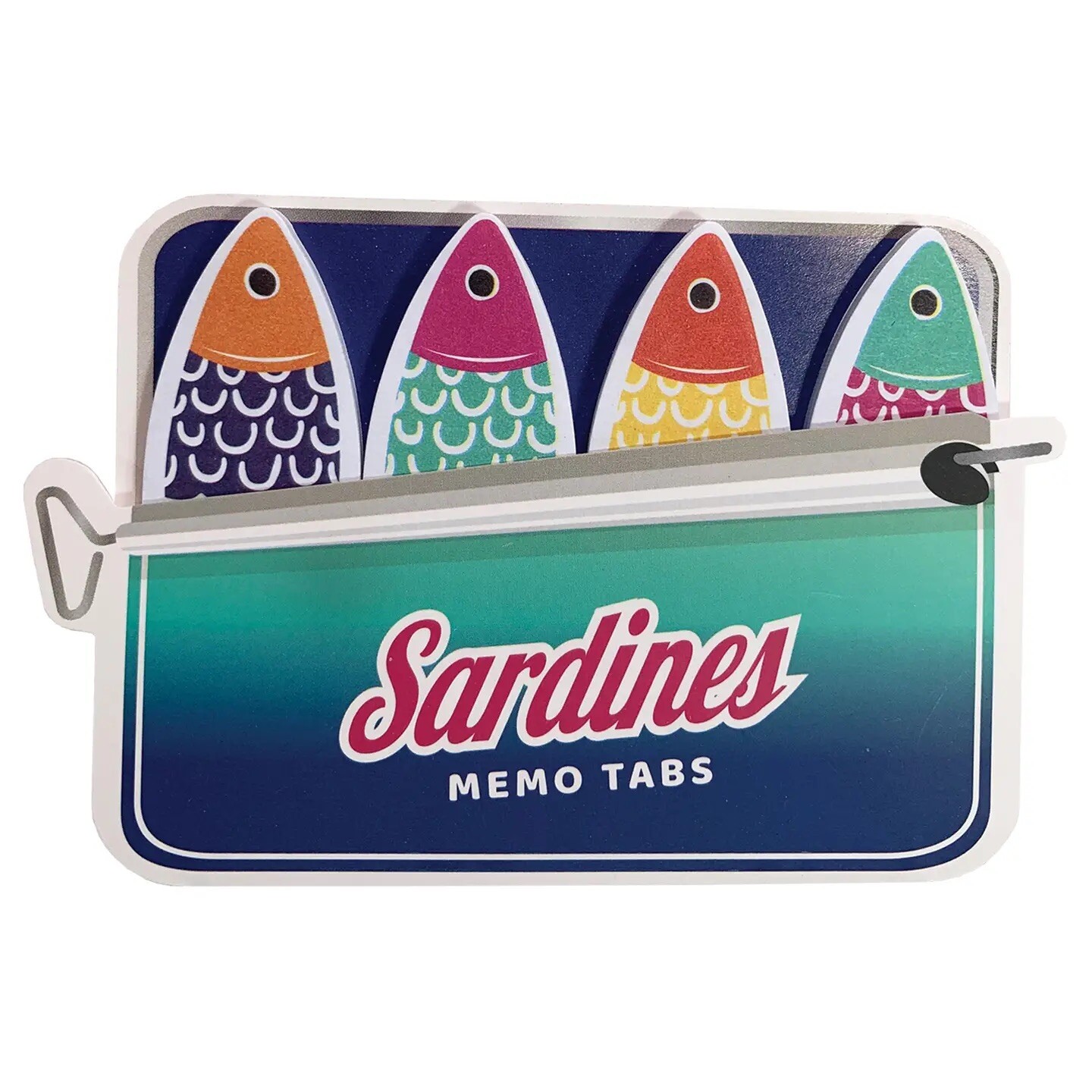 Sardine Fish Tales Memo Tabs Unique, Office Supply New In Packaging