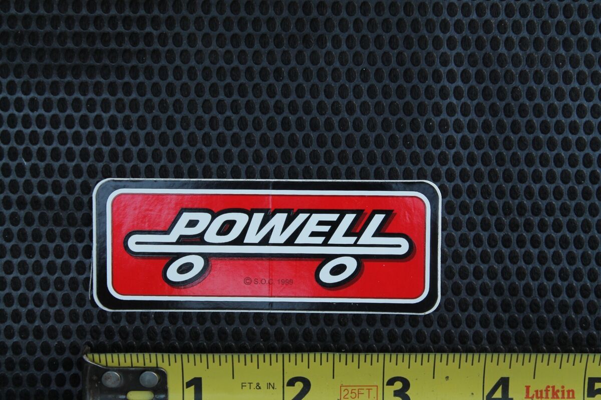 Powell Skateboards 90's Red White Black Bones Z82A Vintage Powell Skateboards 90's Red White Black Bones Z82A Vintage