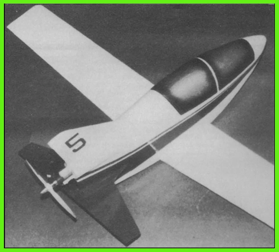 Model Airplane Plans (RC): Bede BD-5 36" Scale Full-Slope or ½A Power  - Image 3 of 4