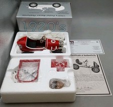 Rare Texaco Crown Premiums 1920'S Pedal Car Racer 2 Bank 8028R NIB w/COA