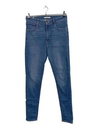LEVI'S Jeans taille haute Dames Jeans T EU 40 bleu style décontracté - Photo 1/4