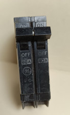 GE 40A 2-Pole THQP240 120/240V Common Trip Plug-In Circuit Breaker