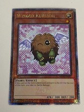Yugioh Winged Kuriboh 1st Edition QCR Quarter Century Secret Rare NM Free Holo B