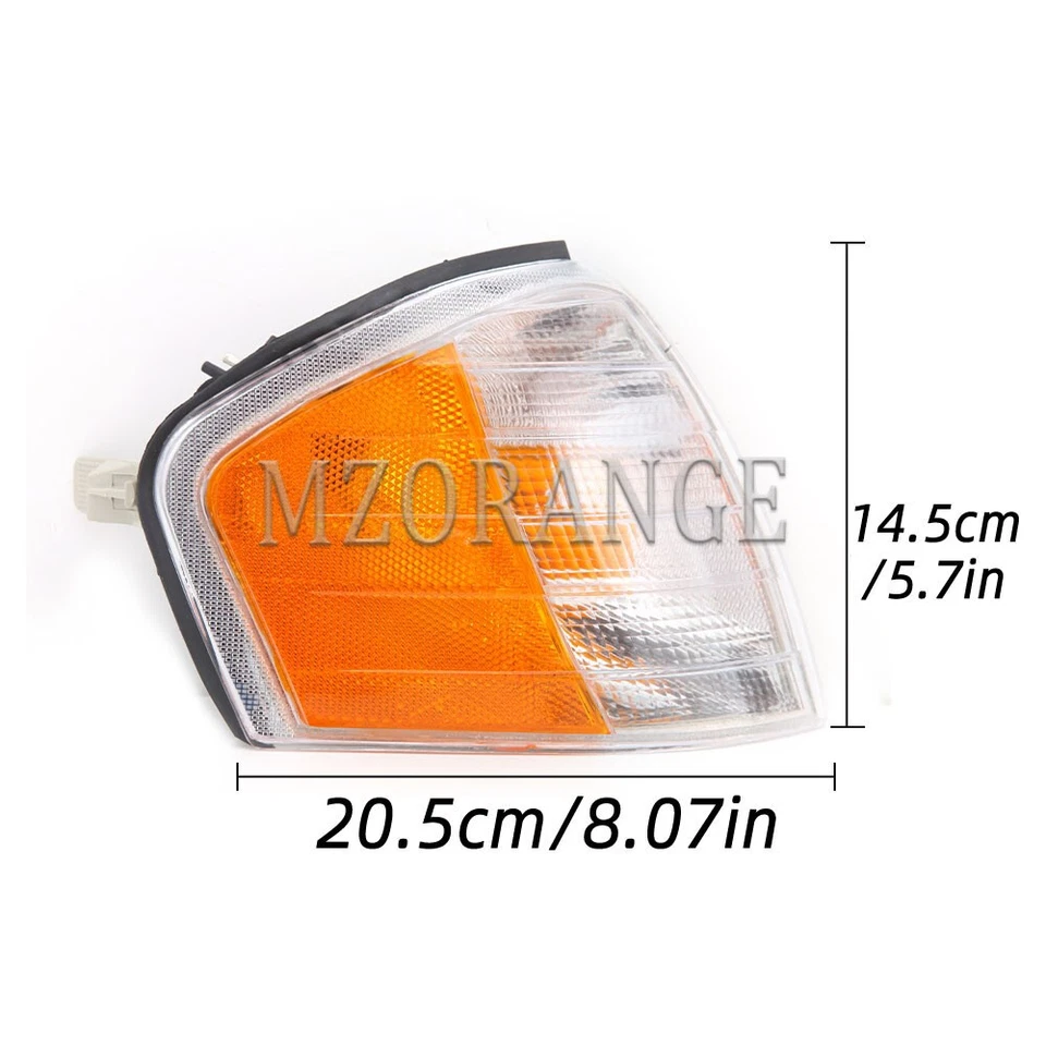 PAIR Turn Signal Corner Marker Parking Lamp For Mercedes Benz C Class W202 94-00 - Image 4 of 4