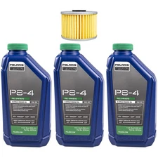 Polaris PS-4 Synthetic Oil Change Kit 3 Quarts with Filter Predator 500 3088036