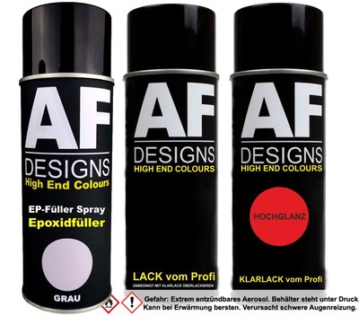 Epoxid Spraydose Set für FORD USA WR PERFORMANCE WHITE Metallic Spraydose EP Gru