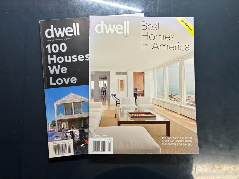 Dwell Magazines —  Lot of 2 Special Editions. 2010 & 2011