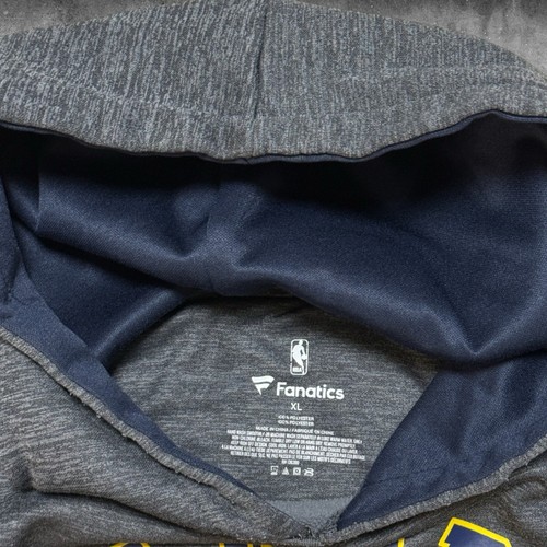 Fanatics NBA Indiana Pacers Basketball Hoodie Grey Mens Size XL - Picture 3 of 3