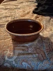 Hull Oven Proof USA Oval Casserole or Roaster Brown Drip 10" L x 7" W x 4" H