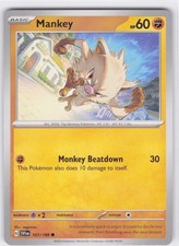 2024 Mankey - Common SV: Paldean Fates 045/091 NM Normal LP-NM