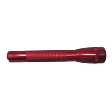 Vtg Maglite Mini AA Red Incandescent Flashlig...