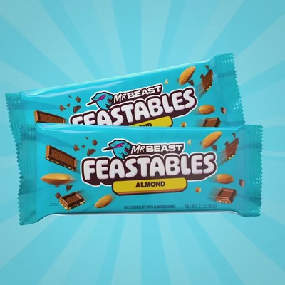 Feastables Mr Beast Neue Sorten 1 Stück 60g Almond