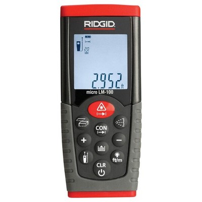 RIDGID micro LM-100 Laser Distance Meter,Micro,164 ft./50M 6PFF4