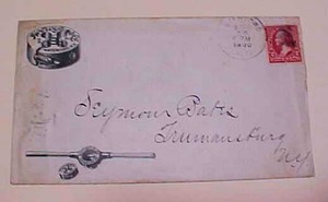 US  HOLROYD & Co THREADING TOOLS 1900 AD COVER WATERFORD NEW YORK