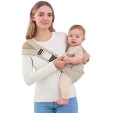 Toddler Sling Carrier - Premium Cotton, Expandable  Ergonomic, One Size Fits...
