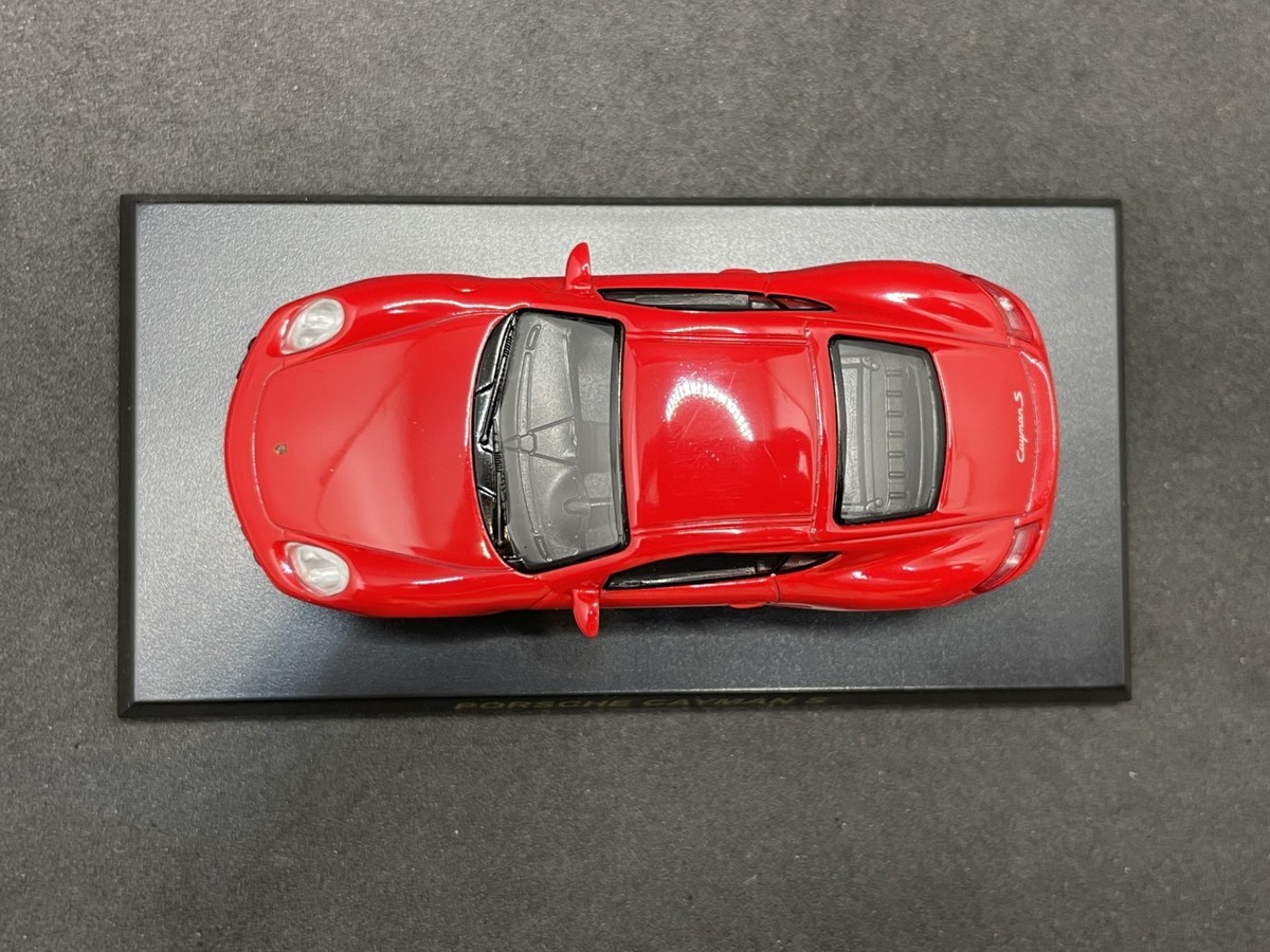 Kyosho 1/64 Porsche collection3 Cayman S red diecast model car